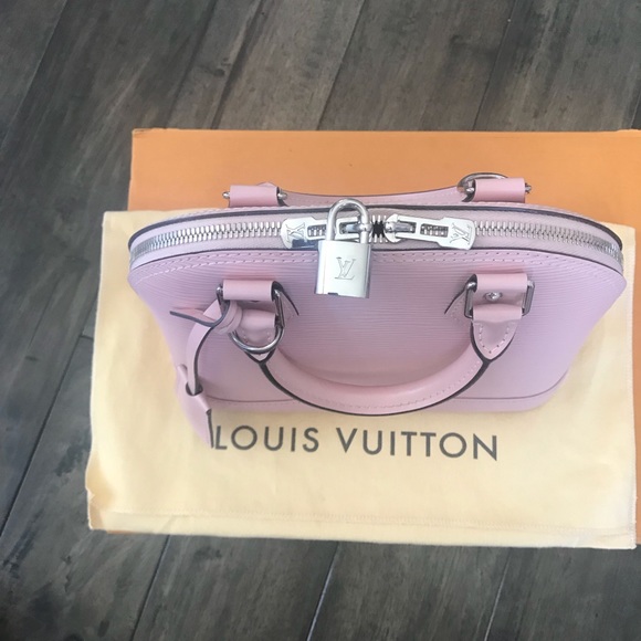 Louis Vuitton Epi Leather Alma BB Rose Ballerine - Picture 2 of 8